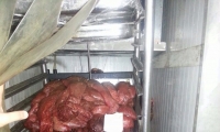 ضبط نحو نصف طن من اللحوم الغير صالحة للاستهلاك في كفر قاسم وكفر برا